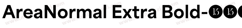 AreaNormal Extra Bold字体转换